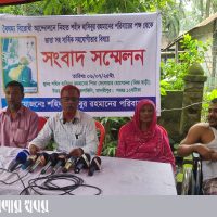 জুলাই অভ্যুত্থানে শহীদ হাসিবের পরিবারের অনুদান না পাওয়ার অভিযোগ। ছবি: সারাবেলার খবর